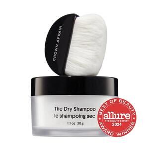 CROWN AFFAIR The Refillable Dry Shampoo Powder with Kabuki Brush 1.1 oz / 30 g